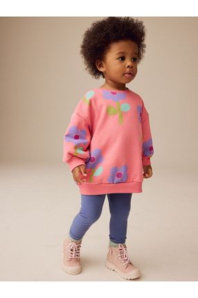 ست بالاتنه و پائین تنه صورتی بچه گانه بافتنی Next Baby - کد 886710326