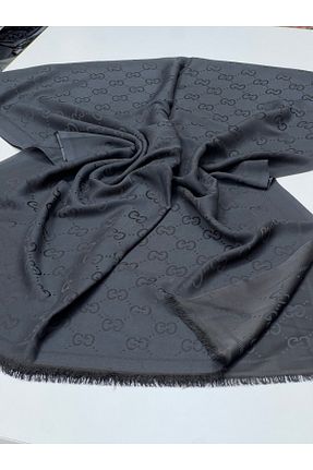 شال مشکی زنانه پنبه ای cs camellia scarf - کد 886628450
