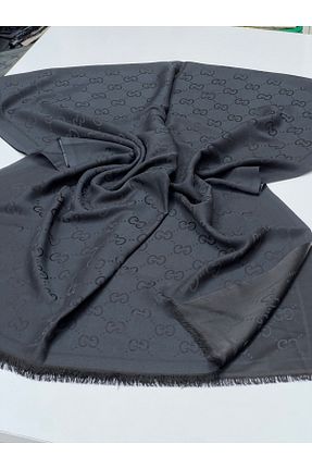 شال مشکی زنانه پنبه ای cs camellia scarf - کد 886628450