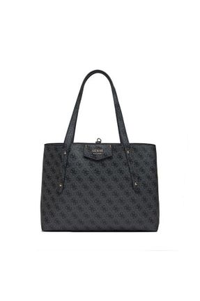 کیف دوشی طوسی زنانه پلی استر Guess - کد 804355603