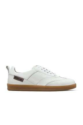 کفش اسنیکر سفید زنانه چرم اصل Bueno Shoes - کد 886670970
