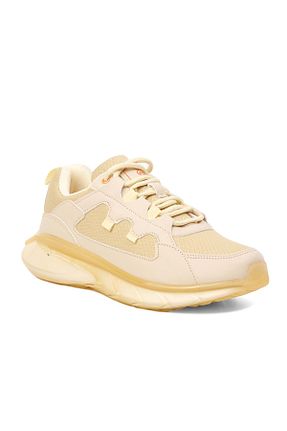 کفش پیاده روی بژ زنانه پارچه ای Dunlop - کد 886752407