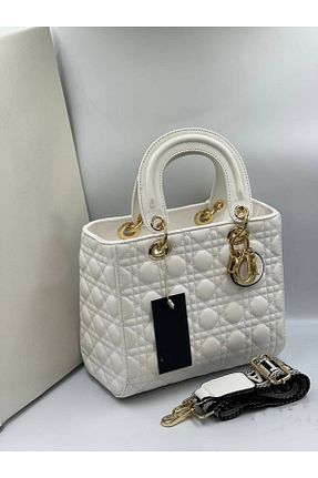 کیف دوشی سفید زنانه چرم مصنوعی shop - کد 884762113