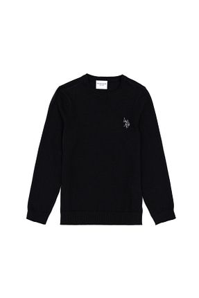 پلیور مشکی بچه گانه ساده U.S. Polo Assn. - کد 884837214