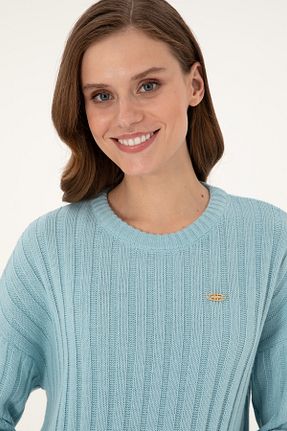 پلیور سبز زنانه ساده U.S. Polo Assn. - کد 884862197