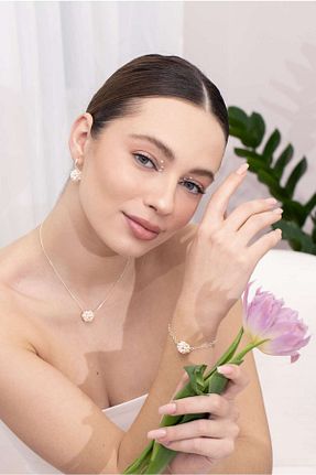 ست نقره زنانه مروارید Ecru Atelier - کد 755105922