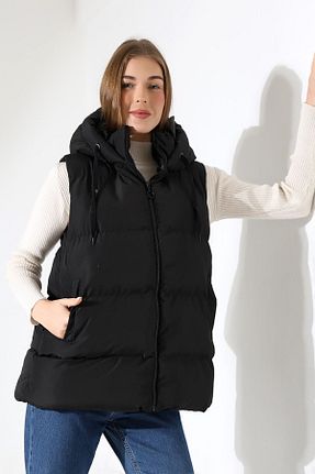 جلیقه مشکی زنانه اورسایز RABENBOUTIQUE - کد 884862848