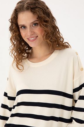 پلیور بژ زنانه ساده U.S. Polo Assn. - کد 884859786