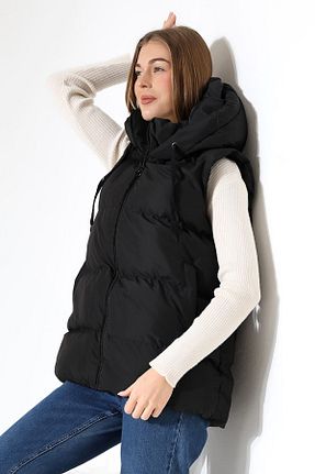 جلیقه مشکی زنانه اورسایز RABENBOUTIQUE - کد 884862848
