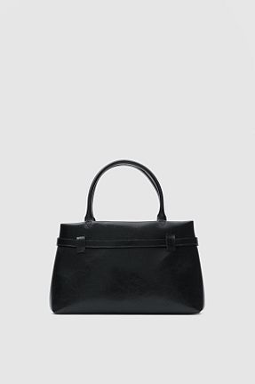 کیف دوشی مشکی زنانه چرم مصنوعی Shule Bags - کد 884871243