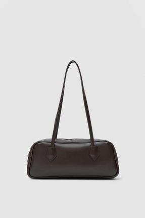 کیف دوشی سرمه ای زنانه چرم مصنوعی Shule Bags - کد 884870377