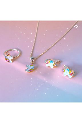 ست نقره آبی بچه گانه 3 تایی LITTLELUXE - کد 885714427