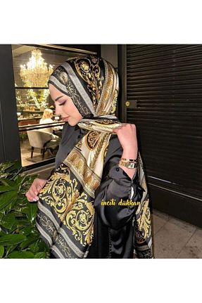 شال مشکی زنانه ویسکون Organic Scarfs - کد 865855197
