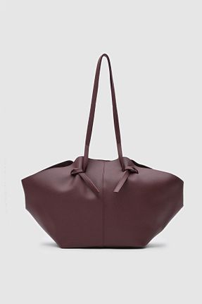 کیف دوشی زرشکی زنانه چرم مصنوعی Shule Bags - کد 884871238
