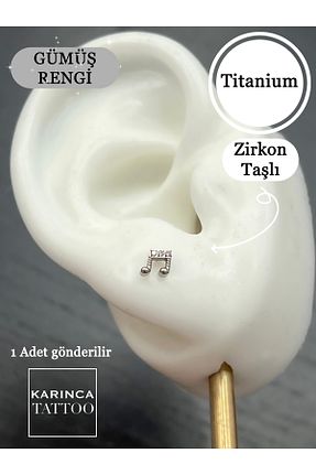 پیرسینگ طوسی Karınca Piercing - کد 884886488