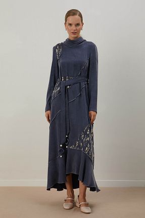 لباس سرمه ای زنانه بافتنی aguaje - کد 884896375