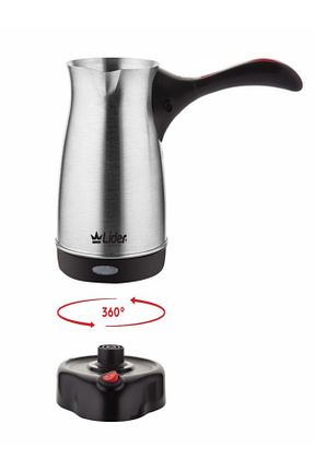 قهوه جوش طوسی استیل (فولاد) Lider - کد 884892591