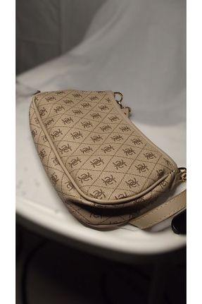 کیف دوشی بژ زنانه Lu Tasarım - کد 884931288