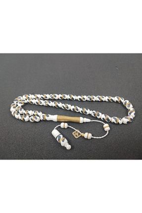 تسبیح سفید سنگ طبیعی İskeçe Exclusive - کد 877420470