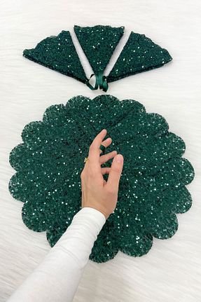 عقد و عروسی و حنابندان سبز ZEYMERADE - کد 884933219
