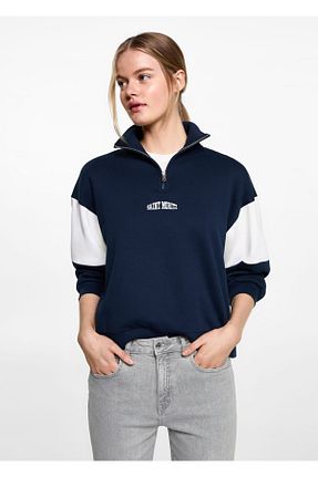شلوار جین طوسی زنانه رگولار MANGO Teen - کد 884975679