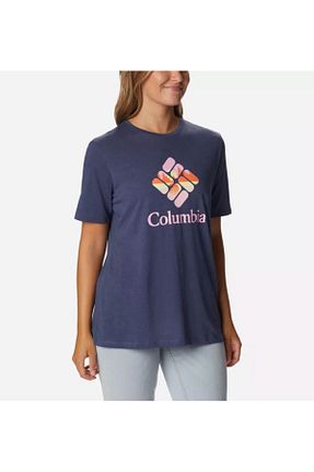 تیشرت سرمه ای زنانه رگولار Columbia - کد 884981332