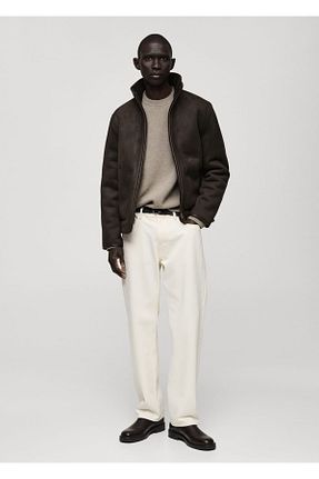 کت قهوه ای مردانه رگولار MANGO Man - کد 884984941
