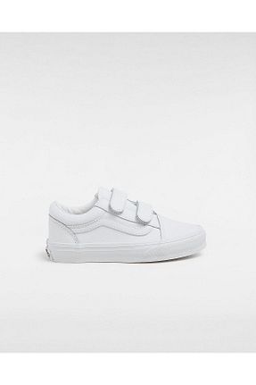 کفش اسنیکر سفید بچه گانه چسبی Vans - کد 883898661