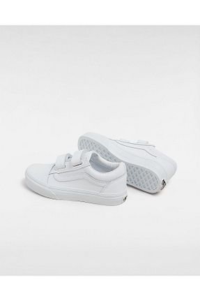 کفش اسنیکر سفید بچه گانه چسبی Vans - کد 883898661