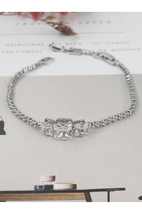 دستبند استیل (فولاد) زنانه استیل (فولاد) Siya Silver - کد 842755079