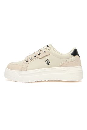 کفش اسنیکر طوسی زنانه بند دار U.S. Polo Assn. - کد 883502443
