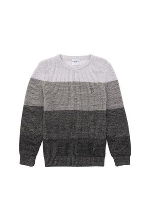 پلیور طوسی بچه گانه ساده U.S. Polo Assn. - کد 885033474