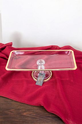 بشقاب طلائی شیشه ARGKRİSTAL - کد 885091564