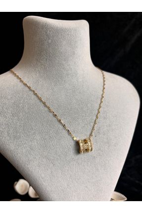 گردنبند استیل ( فولاد ) طلائی استیل (فولاد) MODA - کد 885115714