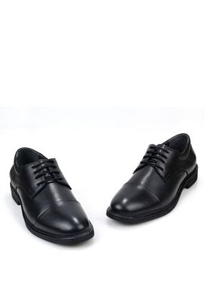 کفش آکسفورد مشکی مردانه چرم خالص Papuçcity - کد 885053474