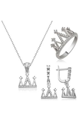 ست نقره زنانه زیرکن Genel Markalar - کد 885103797