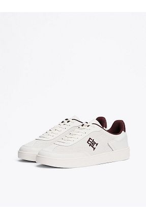 کفش اسنیکر سفید زنانه بند دار Tommy Hilfiger - کد 885142541