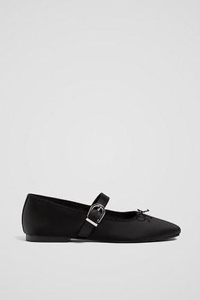 کفش کژوال مشکی زنانه پاشنه کوتاه (1 - 4 سانتی متر) Stradivarius - کد 885138441