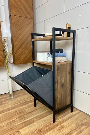 نظم دهنده حمام قهوه ای فلزی Milonsa - کد 885146216