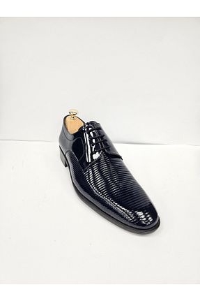 کفش کلاسیک سرمه ای مردانه چرم لاکی Atlantis Collection - کد 370688535