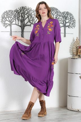 لباس بنفش زنانه بافتنی Chiccy - کد 885161107