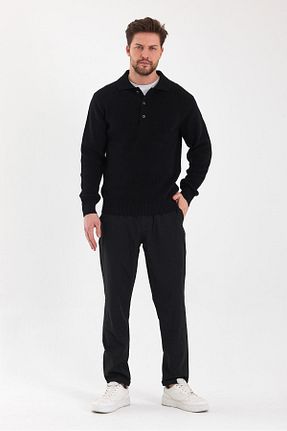 پلیور مشکی مردانه ساده odelon - کد 885189580