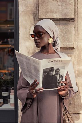 شال رنگی زنانه ابریشم carell - کد 885177675