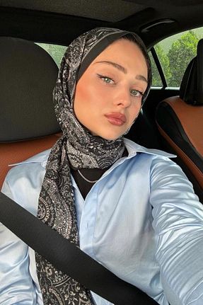 شال رنگی زنانه ابریشم carell - کد 885176587