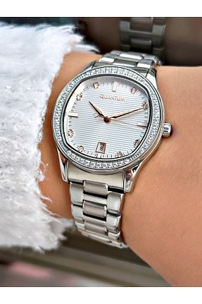 ساعت مچی سفید زنانه 31-35 میلی متر Quantum - کد 871285442
