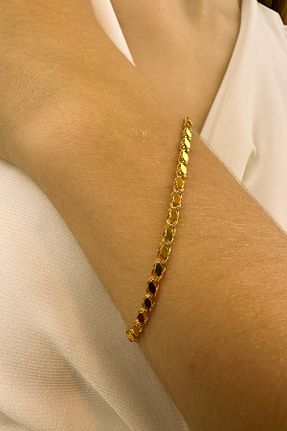 دستبند طلا زرد زنانه 14 عیار K KRAFTIVA JEWELRY - کد 885196336