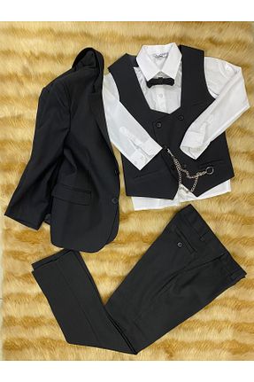 اسموکین مشکی بچه گانه بافتنی skycott - کد 885206251