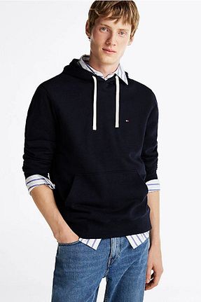 سوئیشرت سرمه ای مردانه ساده Tommy Hilfiger - کد 885215727