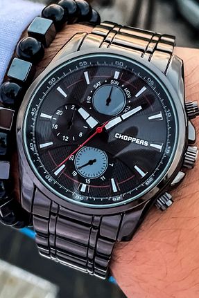 ساعت مچی خاکی مردانه 41-45 میلی متر Choppers - کد 885225077