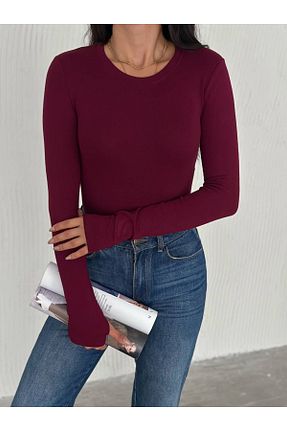 بادی زرشکی زنانه یقه دوچرخه Butik - کد 885225633